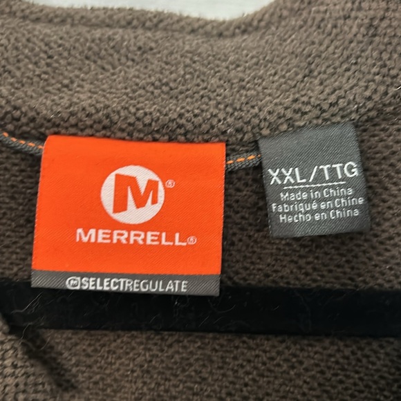 MERRELL - Select Regulate pullover sweater jacket brown size XXL - Picture 2 of 8